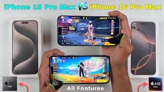 iPhone 16 pro max vs iPhone 15 pro max speed test and comparison all features