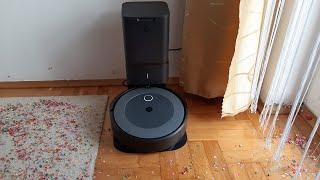 Roomba i3+ vs. BIG confetti mess  (special request of @mlxckkisaslipperyboi )