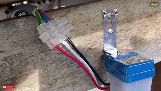 Install Photo Cell Light Sensor Switch + Bypass Switch | Lampu Nyala Automatik bila Gelap