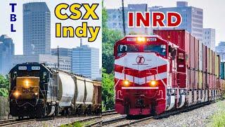 Railfanning Indy: New INRD SD70Ms, CSX Train Race, and LIRC!