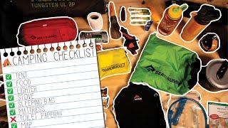 The Essential Backpacking Checklist