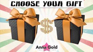 CHOOSE YOUR GIFT,  Escolha seu presente,  Elige Tu Regalo,   Anna Gold 