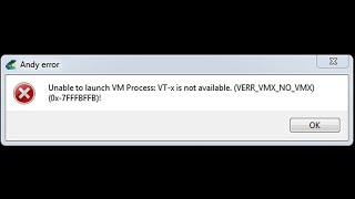 VT-x not available