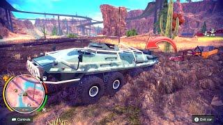 Military Tank Rescues Tractor From Mud | Off The Road Unleashed Switch Gameplay HD