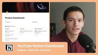 How I use NOTION to manage my YouTube channel (with template!)