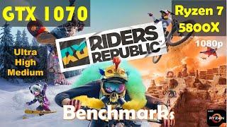 Riders Republic GTX 1070 - 1080p - All Settings - Ryzen 5800X | Performance Benchmarks