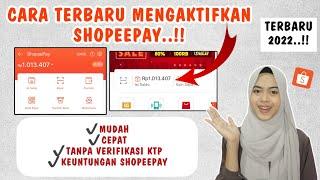 CARA MENGAKTIFKAN SHOPEEPAY DENGAN MUDAH DAN CEPAT TERBARU 2022 UNTUK PEMULA TANPA VERIFIKASI KTP..!