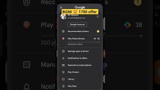 Playstore New Discount ₹1780 OFF Offer Explain | Playstore 95% OFF | Bgmi 95% off#shorts #trending