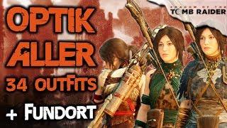 Shadow of the Tomb Raider Deutsch - Showcase alle 34 Outfits + Fundort