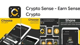 Crypto Sense - ilovasi orqaliy har hil oyinlar oynab kripto valyuta ishlash !