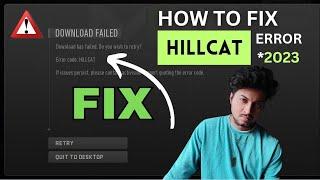 Warzone error code #HILLCAT fix *2023 | How to #fix hillcat error in #mw2 || by borntoplaygames