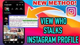 How to See Who Views/Stalks Instagram Profile 2021 (Work 100%)