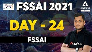 FSSAI Recruitment 2021 | FSSAI Classes | Day -24 | FSSAI 2021