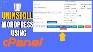 Easy Guide: Uninstall WordPress from cPanel