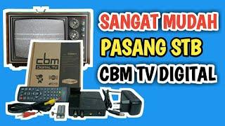 Cara Pasang Set Top Box Ke TV Tabung.