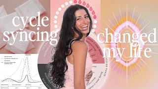 cycle syncing CHANGED my life | 5 tips to live in flow with cycle and hormones as a woman