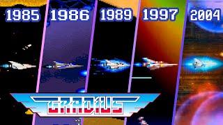 Evolution of Gradius Games/ グラディウスゲームの進化 /All Gradius Games / Comparison / Todos os jogos do Gradius