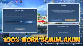 NEW!! CARA MELEWATI VERIFIKASI SIGN-IN VERIFIKASI SEKUNDER ML 100% WORK DI SEMUA AKUN