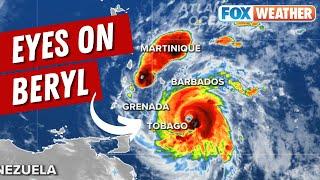 Hurricane Beryl Closing In On Caribbean Islands