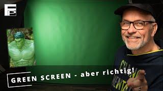 Green Screen - aber richtig! - Anfänger Tutorial