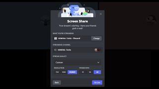 Discord Screen Share - 1080P (Nitro Perks Unlocked)