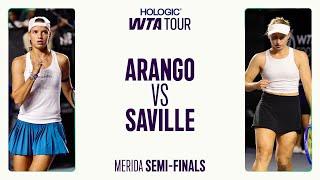 Emiliana Arango vs. Daria Saville | Merida 2025 Semifinal | WTA Match Highlights