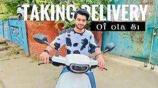 Taking Delivery Of Ola S1| White Color |Yusuf Azr