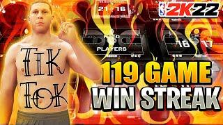 I PULLED UP ON THE HIGHEST STREAK EVER IN NBA 2K22!