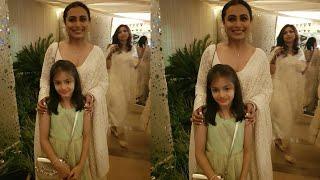 Rani Mukherjee's Cute Daughter Adira looks like Carbon Copy of Rani at her Birthday celebration