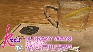 Kris TV: Why water with lemon is good for us