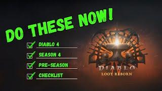 5 Must-Do's for Diablo 4 Season 4