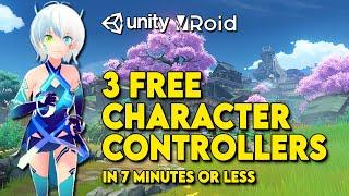 Use These FREE Character Controllers for Your Unity Project! (Unity VRoid Studio)