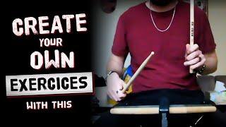 Create YOUR OWN Drum Exercices | Creative Pad Patterns