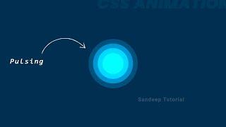  Pulse Effect With CSS3 Animation | Pulse animation - Pure Css Tutorials