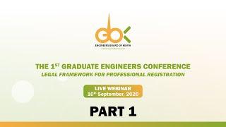 THE 1ST GRADUATE ENGINEERS CONFERENCE - PART 1