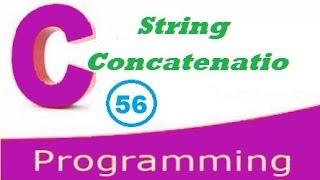 C programming video tutorial - string concatenation