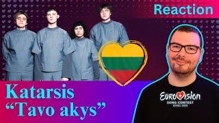  Katarsis - "Tavo akys" | Reaction | Lithuania | Litauen | Eurovision Song Contest 2025 #katarsis