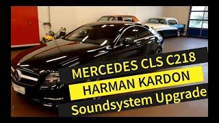 MercedesBenz CLS C218 mit Harman Kardon hat von uns ein Upgrade erhalten (mit so richtig Tiefbass!!)