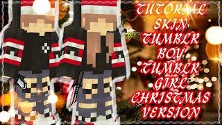 TUTORIAL: Skin Tumblr Boy/Tumblr Girl Christmas Version (Pixel Gun 3D) - Free Copy