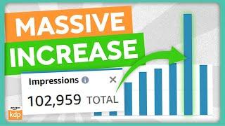 Low or NO IMPRESSIONS Amazon KDP Ads FIXED! (The Simple Strategy to Fix Your Impressions)