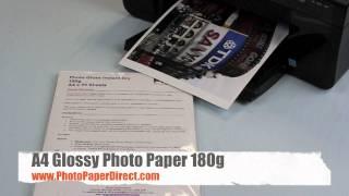 A4 Glossy Photo Paper 180g