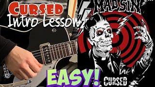 Mad Sin - Cursed - Guitar Tutorial Intro - Adrian Whyte (Psychobilly Guitar)