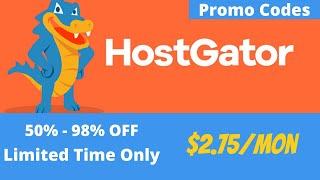 Hostgator Promo and Coupon Code | 50% - 99% Discounts Codes 2021 | Cheap Domain And Hosting