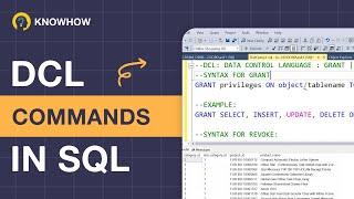 SQL Server DCL: Master Grant and Revoke Commands in SSMS