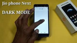 How To Enable Dark Mode in Jio Phone Next | Jio Phone Next dark Mode कैसे @akstech4u