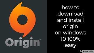 how to download and install origin on windows 10