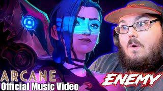 Imagine Dragons & JID - Enemy (Arcane League of Legends) | Official Music Video REACTION!!!