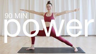 Power Yoga 90 Minuten | Yoga für Fortgeschrittene | Advanced Yoga Klasse