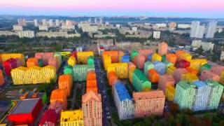 FLYPRO21: аэросъемка жилого комплекса "Комфорт Таун" в городе Киеве