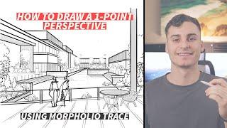 How To Draw A 1-Point Perspective - Using Morpholio Trace